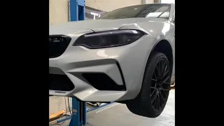 BMW M2C Secondary CAT delete + 4" custom tips BONUS sound clip