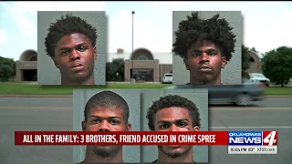 All in the family: 3 brothers, friend accused in crime spree