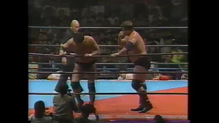 4.16.1991 - 1991 Champion Carnival Final: Jumbo Tsuruta vs  Stan Hansen