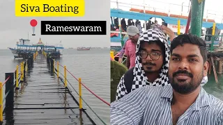 Rameswaram travel vlog l Boat ride at Siva boating l Pamban bridge l Chill weather & rainy day