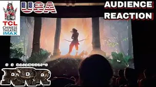 RRR Climax Scene U.S Reaction | TCL Chinese Theatre Los Angeles #6 #audiencereact Ram Transformation