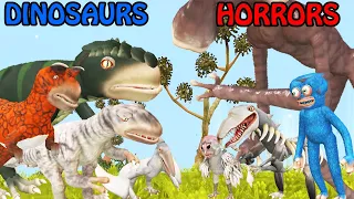 Dinosaurs and Horrors Size Comparison 2 | Dino vs Horror [S2] | SPORE