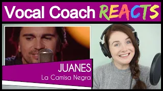 Vocal Coach reacts to Juanes - La Camisa Negra