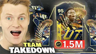 The Biggest TOTS Pack Ever! Team Takedown!