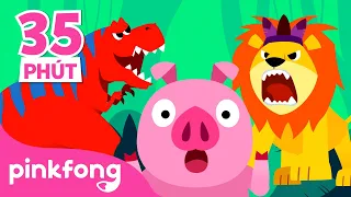 Bài hát về Động Vật và Khủng Long | +Tuyển tập | Cá Mập Con Baby Shark Pinkfong - Nhạc thiếu nhi