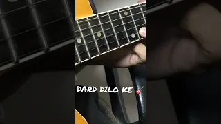 Dard Dilo Ke Guitar Tabs🎸 Mohammed Irfan / Himesh Reshammiya #guitartabs #shorts #shortvideo