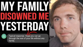 my family disowned me yesterday.. ( showing the text messages ) | #grindreel #gaslighting