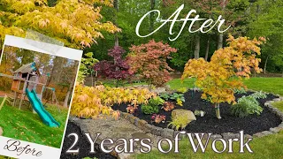 Unbelievable DIY Backyard BEFORE & AFTER TRANSFORMATION Thousands Saved Using Recycled Material ASMR