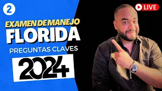 EXAMEN TEORICO DE MANEJO FLORIDA 2024 I Aprobarás con estas preguntas #2