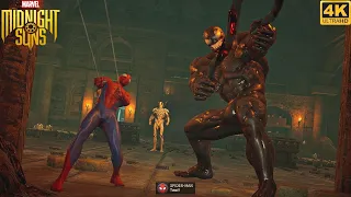 Spider-Man and Venom Fights Dracula - Marvel's Midnight Suns (4K 60FPS)