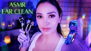 ASMR Ear Massage & Ear Blowing | DETAILED Ear Exam | Sleepy Whispers Doctor