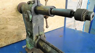 Restoration! A very old drilling machine in the USSR! ENG SUB