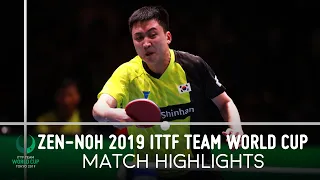 Liang Jingkun vs Jeoung Youngsik | ZEN-NOH 2019 Team World Cup Highlights (Final)