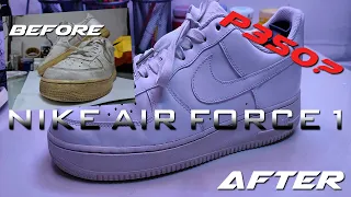 HOW TO RESTORE NIKE AIR FORCE 1 (UKAY SHOES P350?)