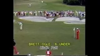 1985 Australian Open Golf won by Greg Norman | ABC TV | Royal Melbourne Golf Club