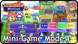 Mario Party 9 - Step It Up,  Choice Challenge, Garden Battle and High Rollers MEGA Compilation