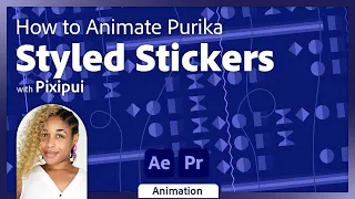 How to Animate Purikura-styled Stickers in After Effects with pixipui