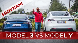 SROVNÁNÍ TESLA MODEL 3 VS MODEL Y | BACINA.TV