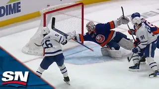 Islanders' Ilya Sorokin ABSOLUTELY ROBS Maple Leafs' Gustafsson With Diving Stick Save