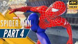 SPIDER-MAN REMASTERED (PS5) Walkthrough Gameplay PART 4 [4K60 FPS HDR + Ray Tracing] - No Commentary