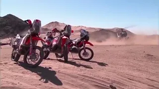 Ayudando a Phil Turner en la primera etapa Dakar 2020