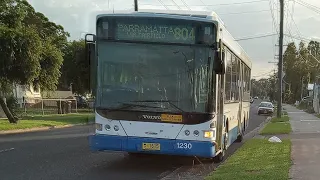 Transit Systems (1230) Volvo B12BLE Volgren CR228L 804 To Parramatta