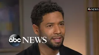 Jussie Smollett tells ABC News' Robin Roberts he's 'pissed off' after vicious attack | GMA