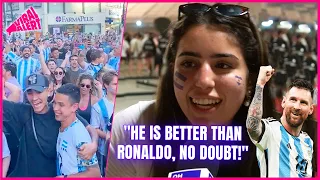 These Argentine fans are convinced Lionel Messi has ended the GOAT debate