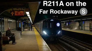 MTA IND Subway: R211A on the Far Rockaway Shuttle