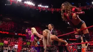 Absolution Attacks Asuka Follwed By Entire Raw Locker Room - WWE Raw 11 December 2017 Full Show