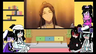 Mdzs characters react {Tgcf} ♡Wei Wuxian as San lang Lan Wangji as Xie Lian♡