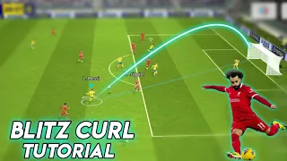 How to Perform Blitz Curl Shot with any player in eFootball 2024 Mobile