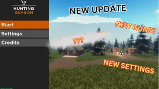 HUNTING SEASON UPDATE LOG | ROBLOX HUNTING SEASON