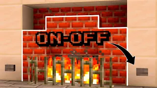 How To Make A Working Fireplace In Minecraft!