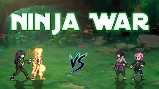Naruto(all Form) & Hinata VS Sasuke Uchiha & Sakura in Jump Force Mugen