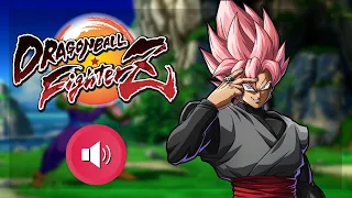 DRAGON BALL Fighterz - All Goku Black Sound Effects / Voice Clips