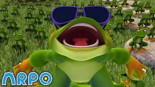 Frog In Your Throat! | ARPO The Robot | Full Episode | Baby Compilation | Funny Kids Cartoons