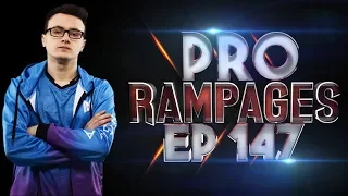 When DOTA 2 PRO PLAYERS enter BEAST MODE - BEST RAMPAGES #147