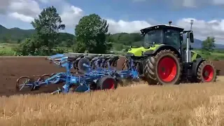 CLAAS ARION 650 + LEMKEN Juwel 7 Flex pack