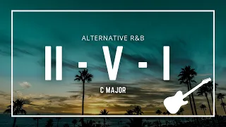 II-V-I Alternative R&B Backing Track For Guitar // C Major // 80 BPM (2 5 1)