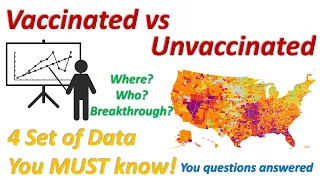 What's happening! Vaccinated vs Unvaccinated || Vaccine Breakthrough || 4 Sets of Data You Must Know