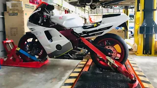 HONDA CBR250 mc22 Modified Dyno Run(AEM Direct ignition system) #cbr250rr #hondacbr250rr #mc22