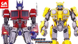 LEGO COLLECTION 2020 TRANSFORMERS OPTIMUS PRIME VS BUMBLEBEE 6200PCS  Unofficial LEGO(SPEED BUILD)