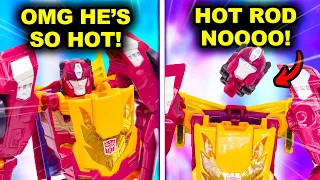 The JAPAN EXCLUSIVE Hot Rod! -Transformers Legends LG45 Targetmaster Hot Rod