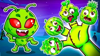 Help, Zombies Are Coming Song + Zombie Dance| English Kids Songs by YUM YUM