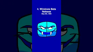 TOP 6 OLDEST WINDOWS BUILDS - #shorts #windows #memes #oscons