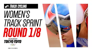 TRACK CYCLING | Women's Track Sprint round 1 - Highlights | Olympic Games - Tokyo 2020
