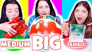 ASMR Big Food, Medium Food VS Small Food Mukbang Challenge