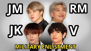 BTS Military Enlistment, RM Jimin V Jungkook Next to Enlist for Military Service