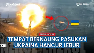 Tank Rusia Tembaki Gedung-gedung Tempat Bernaung Pasukan Ukraina